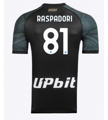 SSC Napoli Giacomo Raspadori #81 Replika Tredjetrøje 2023-24 Kortærmet
